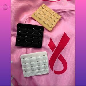 3 piece BRA EXTENDER set | beige, white, & black | 4 hook